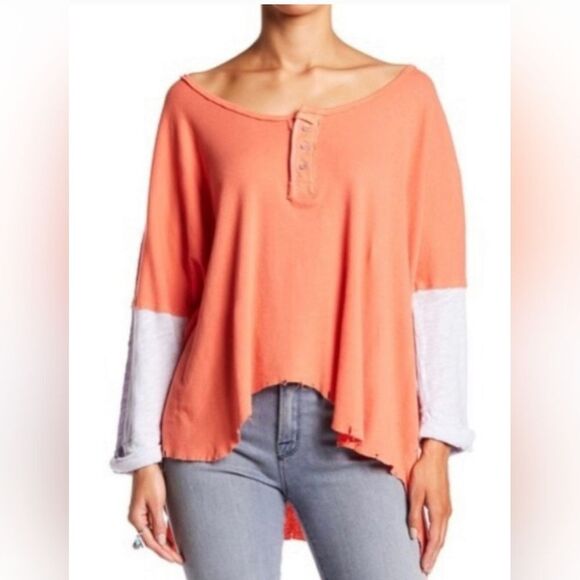 Free People We the Free Star Henley Top Size XS - Picture 1 of 7